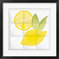 Citrus Tile VI Framed Print