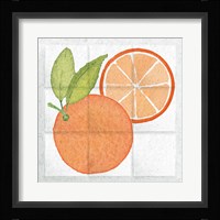 Citrus Tile V Framed Print