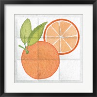 Citrus Tile V Framed Print