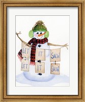 Snowman Saying II Fine Art Print