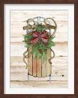Holiday Sports II on Wood Fine Art Print