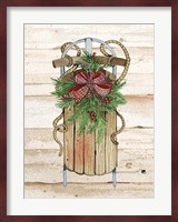 Holiday Sports II on Wood Fine Art Print