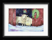 Christmas Sheep Fine Art Print