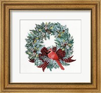 Holiday Wreath I Fine Art Print
