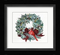 Holiday Wreath I Fine Art Print
