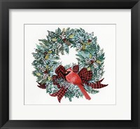 Holiday Wreath I Fine Art Print