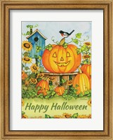 Halloween Pumpkins Happy Halloween Fine Art Print