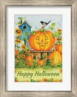 Halloween Pumpkins Happy Halloween Fine Art Print