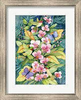 Orchids and Hummingbirds Fine Art Print