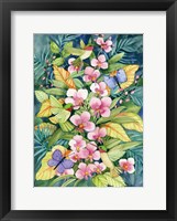 Orchids and Hummingbirds Fine Art Print