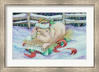 Christmas Pig Fine Art Print
