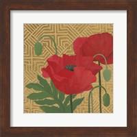 More Poppies with Pattern Fine Art Print