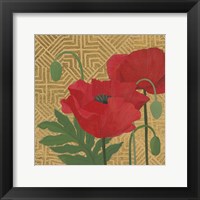 More Poppies with Pattern Fine Art Print