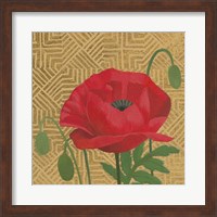 Poppy with Pattern Fine Art Print