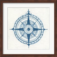 Indigo Gild Compass Rose II Fine Art Print