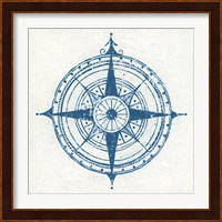 Indigo Gild Compass Rose II Fine Art Print