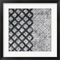 Maki Tile II BW Framed Print