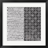 Maki Tile IV BW Framed Print
