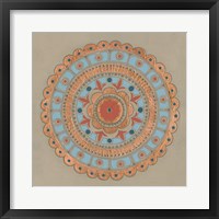 Copper Mandala II Framed Print