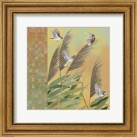Sparrows and Phragmates August Evening Fine Art Print