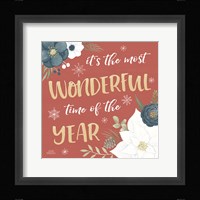 Holiday Garden VIII Framed Print