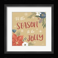 Holiday Garden VII Framed Print
