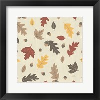 Autumn Garden Pattern IVA Framed Print