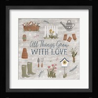 Blooming Garden II Framed Print