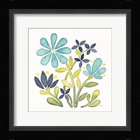 Garden Getaway Flowers I Framed Print