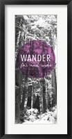 Wander Far and Wide Panel Fine Art Print