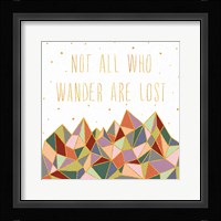 Written in the Stars IV on White Framed Print