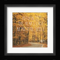 October Color I Framed Print