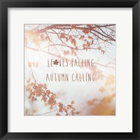 Autumn Calling I Framed Print