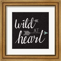 Wild at Heart Black Fine Art Print