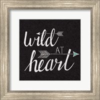 Wild at Heart Black Fine Art Print