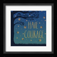 Twilight Fireflies III Framed Print