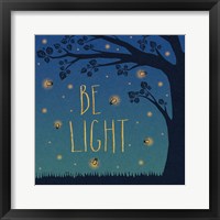 Twilight Fireflies IV Framed Print