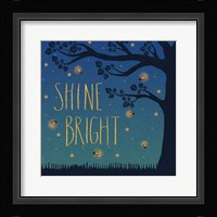 Twilight Fireflies II Framed Print