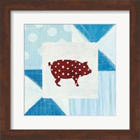 Modern Americana Farm Quilt I Fine Art Print