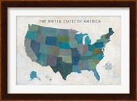 See the USA with Words Neutral Fine Art Print