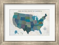 See the USA with Words Neutral Fine Art Print