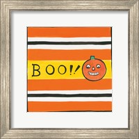 Halloween Boo Pumpkin Fine Art Print