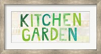 Kitchen Garden Cream Sign I Fine Art Print