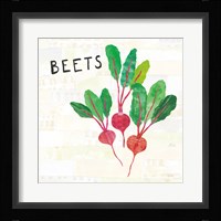 Kitchen Garden V Cream Framed Print