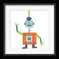 Robot Party III Framed Print