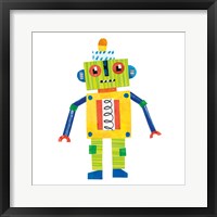 Robot Party IV Framed Print