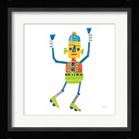 Robot Party I Framed Print