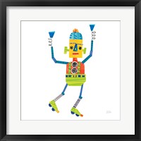 Robot Party I Framed Print