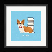 Good Dogs Corgi Bright Le Chien Fine Art Print