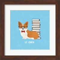 Good Dogs Corgi Bright Le Chien Fine Art Print